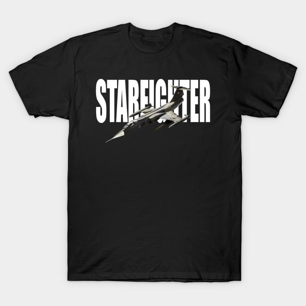 Lockheed F-104 Starfighter Fighter Plane T-Shirt by Dirty Custard Designs 